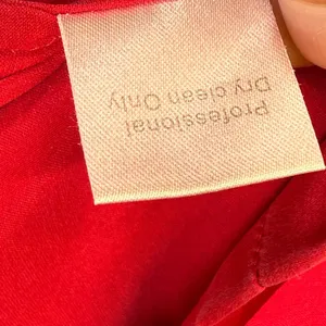 Alice‎ + Olivia Red 100% Silk Mini Dress Ruffle Hem Spaghetti Strap Womens Small thumbnail 6