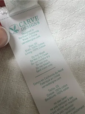 Carve Designs NWT Reversible Bucket Hat in Cinema Cloud Aqua Pattern and White thumbnail 9