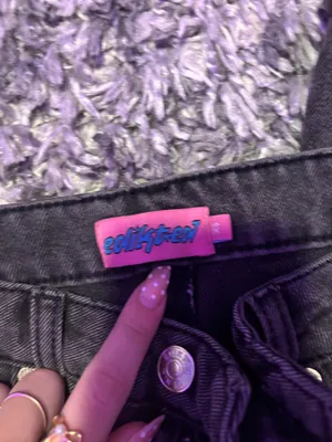 Edikted Black Jeans XS thumbnail 2
