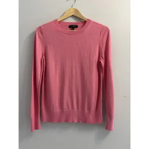 Banana Republic Silk Cashmere Sweater Womens Medium Pink Crew Neck Pullover M thumbnail 2