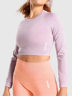 Gymshark Adapt Marl Seamless Long Sleeve thumbnail 2