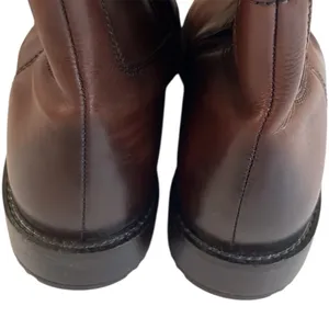 EUC Ecco Leather Satorelle Adjustable Calf Knee High Boots Brown Size 6 thumbnail 6