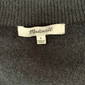 Madewell Black V Neck Long Sleeve‎ Pullover Sweater Small thumbnail 5