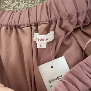 Wishlist Mauve Off The Shoulder Smock Dress Size L thumbnail 5