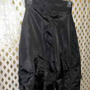 Pretty little thing windbreaker raver wide leg pants black size 2 thumbnail 5