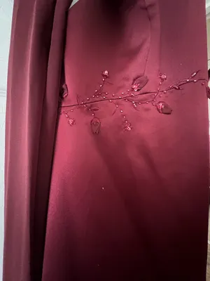 David’s Bridal Burgundy Dress thumbnail 4