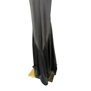 Vtg Kirna Zabete Luxury Stretch Silk Charmeuse Slip Maxi Dress Y2K Tulip Hem USA thumbnail 6
