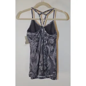 Balance collection racerback tank top paisley print thumbnail 4