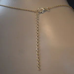 Dainty Gold Star Flower Pendant Necklace 9" + 2" Extender New thumbnail 3