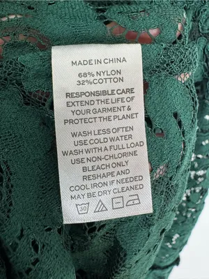 Hill House Collector's Ellie Nap Dress Botanical Garden Lace Green 2023 Size S thumbnail 8