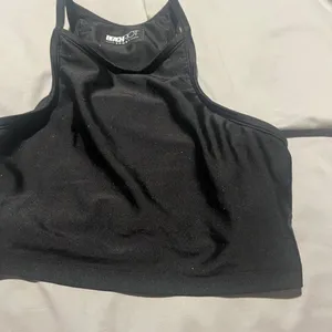 Beach Riot black sparkly small sports bra tank‎ thumbnail 2