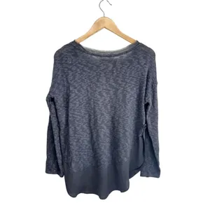 Anthropologie CircleLight Sweater Size Small‎ Charcoal Gray Long Sleeve thumbnail 4