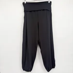 Lululemon Womens Align Foldover Relaxed Harem Jogger Black Nulu Yoga Pants 10 thumbnail 3
