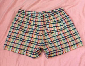 Roller Rabbit Kerri Rosenthal Plaid Rainbow Heart Shorts thumbnail 2