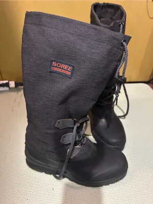 Vintage Women’s Black Sorel Kaufman Canada Lace-Up Winter Boots Size 8 thumbnail 3