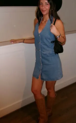 Denim dress thumbnail 1