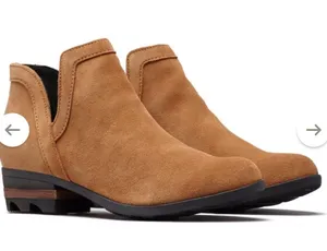 Sorel Lolla II Cut Out Bootie in Nuebuck Tan 9 thumbnail 1