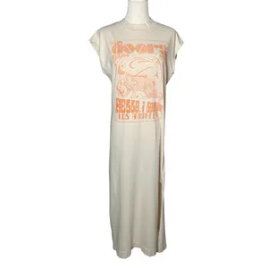 Free People x Daydreamer The Door Hello I Love You Maxi Tee Dress Size XS RARE thumbnail 4