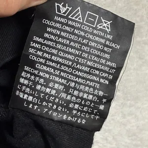 Fear of God Essentials University Crest Black Cotton T-Shirt Size 10 thumbnail 9