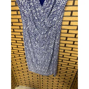 Lauren Ralph Lauren Blue And White Floral Dress Size‎ 10 thumbnail 6
