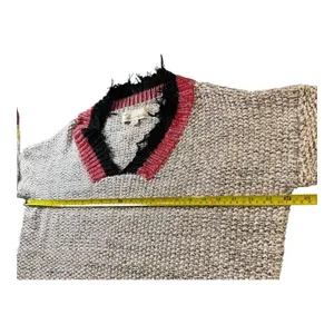 Vintage Havana Womens Sweater Small‎ Gray V Neck Long Sleeve Pullover thumbnail 5