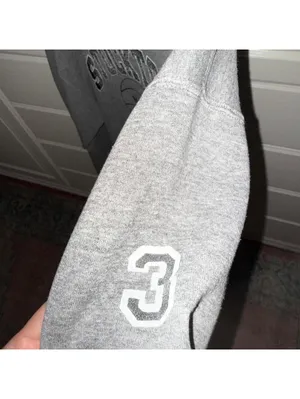 Russell Athletic Grey and black Stockton State University sweatshirt sportswear thumbnail 4