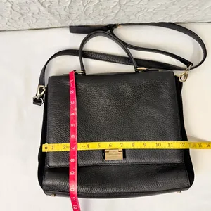 Kate Spade Crossbody Handbag Leather Tote Black Satchel Shoulder Bag Purse thumbnail 10