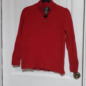 Lauren Ralph Lauren Csble Knit Top Sizep/M thumbnail 2