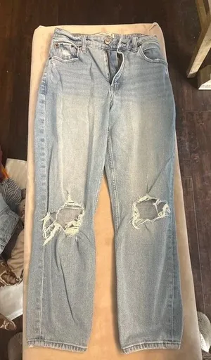 Abercrombie the mom high rise Size 25 thumbnail 1