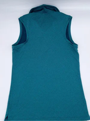 Nike Women's Dri-Fit Victory Sleeveless Golf Polo Tank Size XS Bright Spruce thumbnail 8