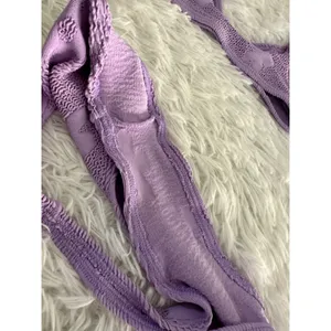 Bond-Eye Lavender Floral Scout Bikini Top & Scene Bikini Bottoms Set One Sz NWOT thumbnail 7