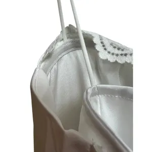Princess Polly Snowbird Mini Silky Dress White Lace Size 10 thumbnail 11