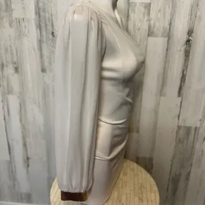 White off the shoulders white dress thumbnail 2
