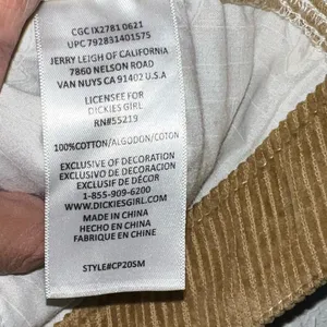 Vintage Dickies Ginger brown‎ Corduroy Carpenter Pants Women's Sz 9/29 thumbnail 6