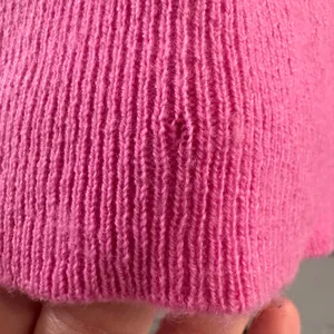 J.Crew Cashmere Crewneck Sweater Pink Classic Fit Women's Medium Soft Knit thumbnail 7