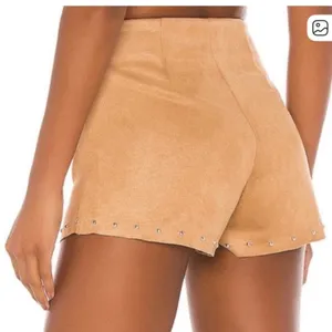 NWT SUPERDOWN Revolve Deanna faux Suede Studded Short thumbnail 2