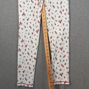 Laura Ashley Women's Small Waffle Knit Thermal Pajama Set Red Cardinal Bird thumbnail 9