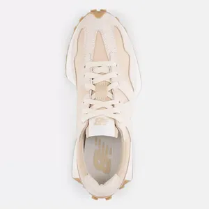 New Balance Beige and White Women's Athletic Sneakers thumbnail 4