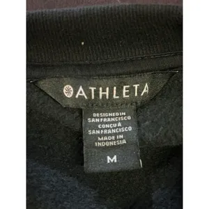 Athleta Sweatshirt Womens Medium Black Power Of She Fleece Raglan Pullover thumbnail 8