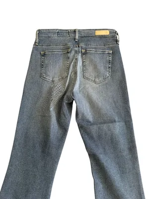 ADRIANO GOLSCHMIED HIgh Rise Bootcut Crop Jeans Size 28 thumbnail 2
