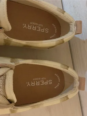 SPERRY Top Sider Slip-on Sneaker Women’s Size 8.5M Cream/Beige Canvas NEW Preppy thumbnail 7