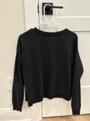 Pact Organic Cotton Black Crew Size Meidum thumbnail 5