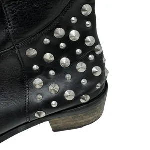 Bakers Motocore Studded Leather Mid Calf Boots Size 10 thumbnail 6