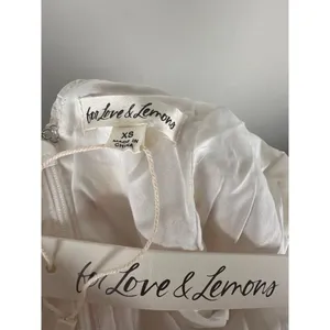For Love & Lemons CELIA SHIRRED FLORAL EMBROIDERED LACE OPEN-BACK MINI DRESS XS‎ thumbnail 9