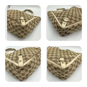 Gucci Beige/Cream GG Canvas And Leather Abbey D-Ring Tote thumbnail 11