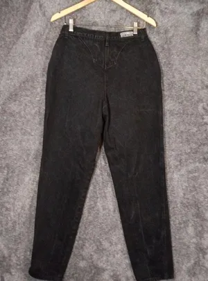 vintage women's jeans rodeo cowgirl black size 28 (13-14) thumbnail 3