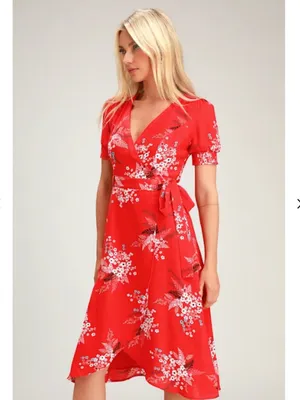 LULU's Floral Romantic Sexy Flowy Wedding Chic Casual Resort Europe Vacation thumbnail 4