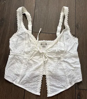 American Eagle Tie Front Top thumbnail 1