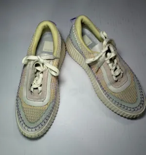 Dolce Vita Cream Sneakers with Pastel Yellow and Lavender Accents thumbnail 1