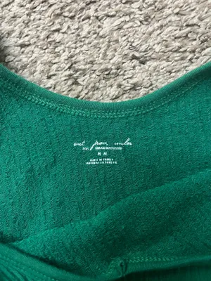 Urban Outfitters Ribbed Green tank top thumbnail 3